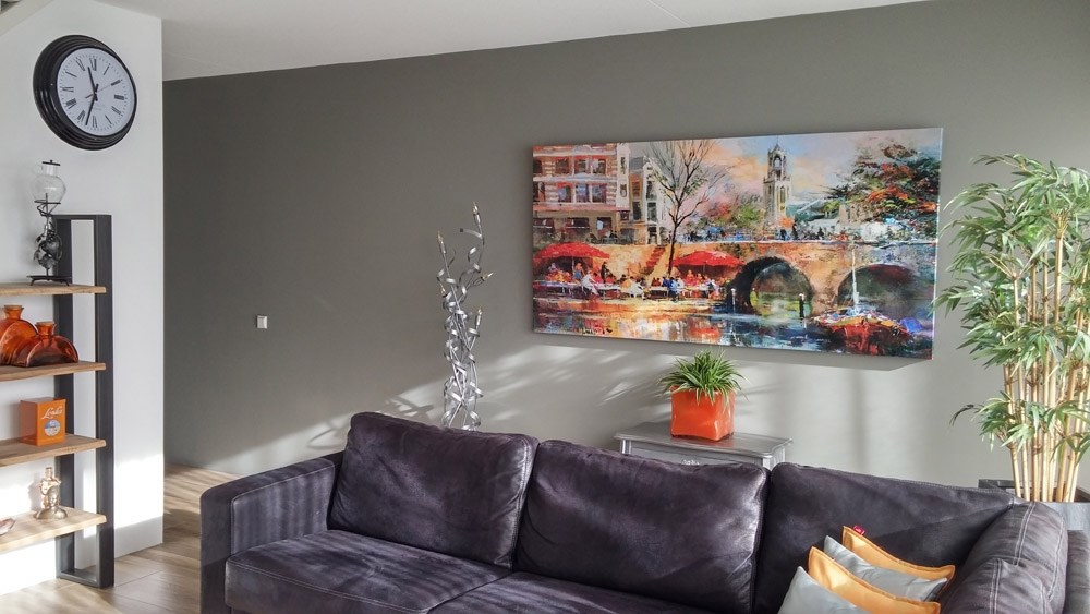 Al een foto op canvas doek in je woning?